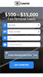 Mobile Screenshot of 1aloans.net